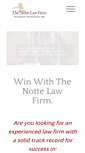 Mobile Screenshot of nottelaw.com